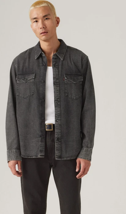 Levi's Western Hemd langarm night shadow/black wash (Herren)