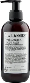 L:A Bruket No 104 Bergamot Patchouli Hand & Body Wash, 250ml