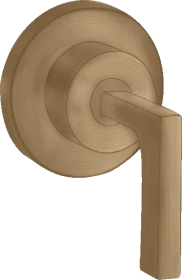 Hansgrohe Axor Citterio Absperrventil Unterputz mit Hebelgriff brushed bronze