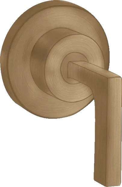 Hansgrohe Axor Citterio Absperrventil Unterputz mit Hebelgriff brushed bronze
