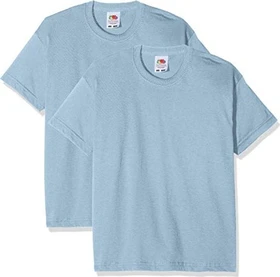 Fruit Of The Loom Valueweight T-Shirt kurzarm sky blue (Junior)
