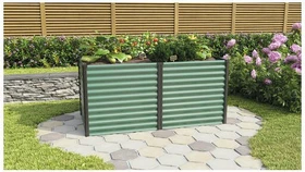 Vitavia Linus 858 Hochbeet 188x96cm seegras/schwarz