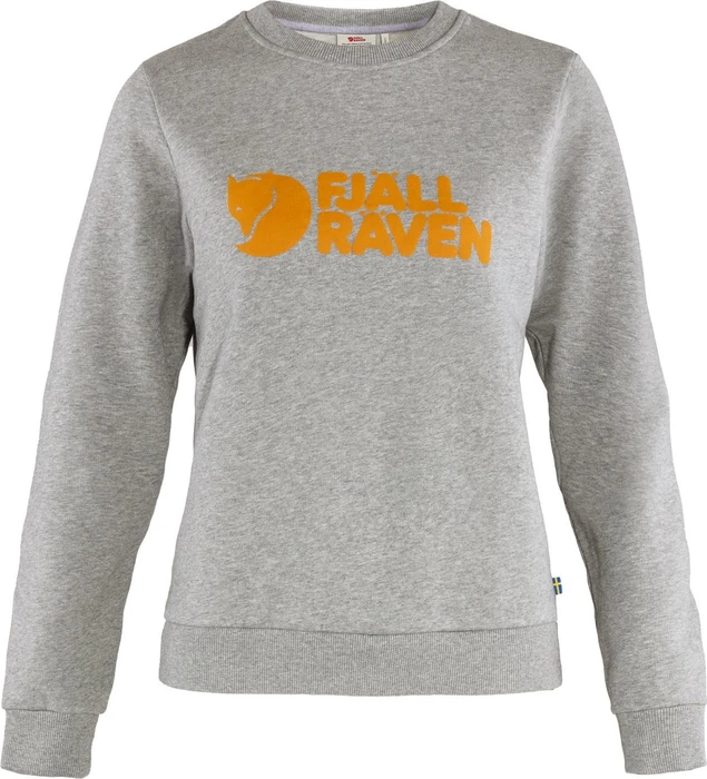 Fjällräven Logo Sweatshirt grey/melange (Damen)