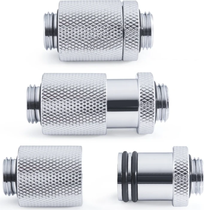 Alphacool ES D-Plug G1/4", 25.5mm, chrome