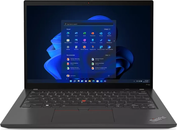 Lenovo ThinkPad P14s G4 (Intel), Core i7-1370P, 64GB RAM, 1TB SSD, RTX A500, DE