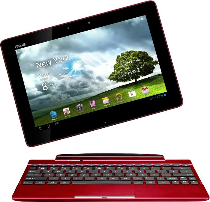ASUS Transformer Pad TF300TG-1G097A, rot, 32GB, UMTS, KeyboardDock