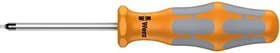 Wera Kraftform Plus Serie 300 368 Innenvierkant Schraubendreher, R0x60mm