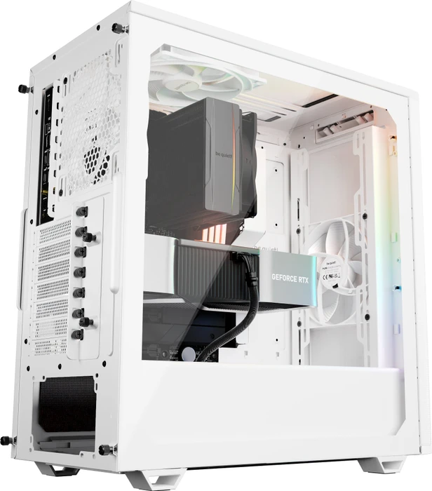 be quiet! Pure Base 501 DX White, Glasfenster