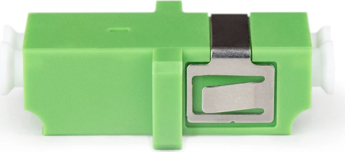 Digitus LC-Duplex Kupplung, mit Flansch, grün