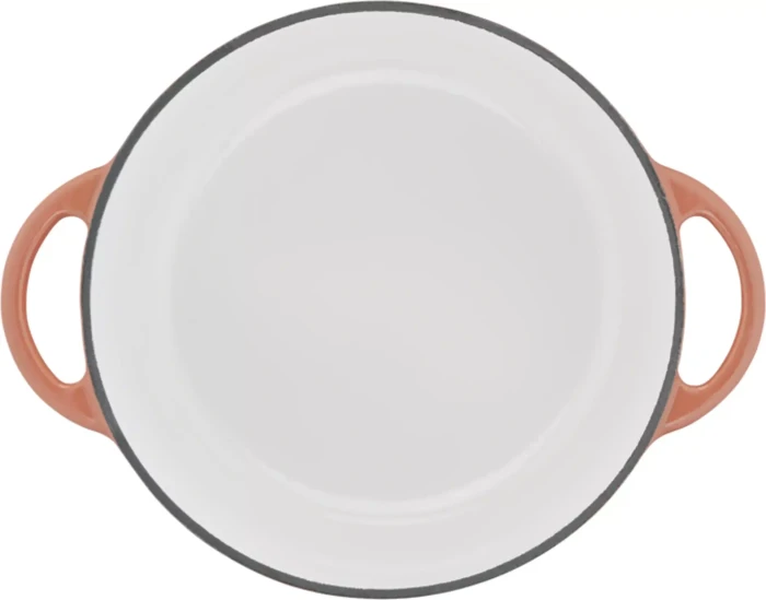 Tefal E26004 Lov Gusseisen Kochtopf Bräter rund 25cm terracotta