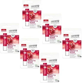 Lavera Protect & Repair Bio-Granatapfel & Bio-Paranuss Lippenbalsam, 4.5g
