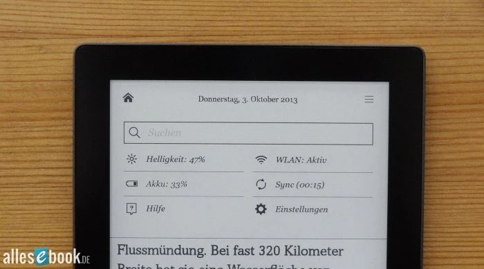 Kobo Aura schwarz