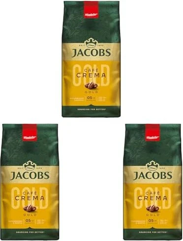 Jacobs Crema Gold Expertenröstung Kaffeebohnen, 1.00kg