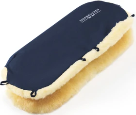 Hofbrucker Lammfellhandwärmer navy blue