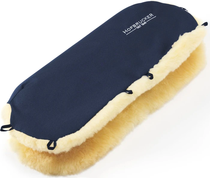 Hofbrucker Lammfellhandwärmer navy blue