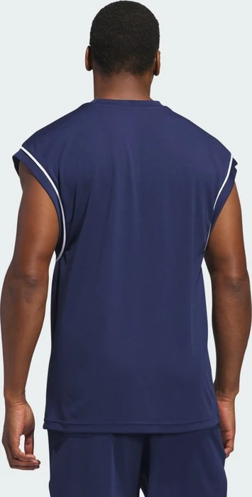 adidas Basketball All-World Sleeveless Funktionsshirt ärmellos team navy blue 2 (Herren)