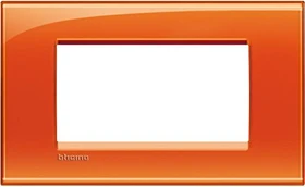 Bticino Livinglight Abdeckrahmen 1-fach, orange