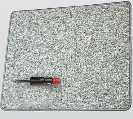Pro Car Heizteppich mit Antirutschbelag 12V 40x100cm, grau