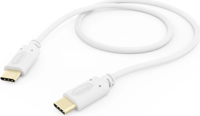 Hama Ladekabel USB-C/USB-C 1.5m weiß