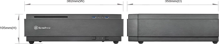 SilverStone Milo ML07, schwarz, Mini-ITX