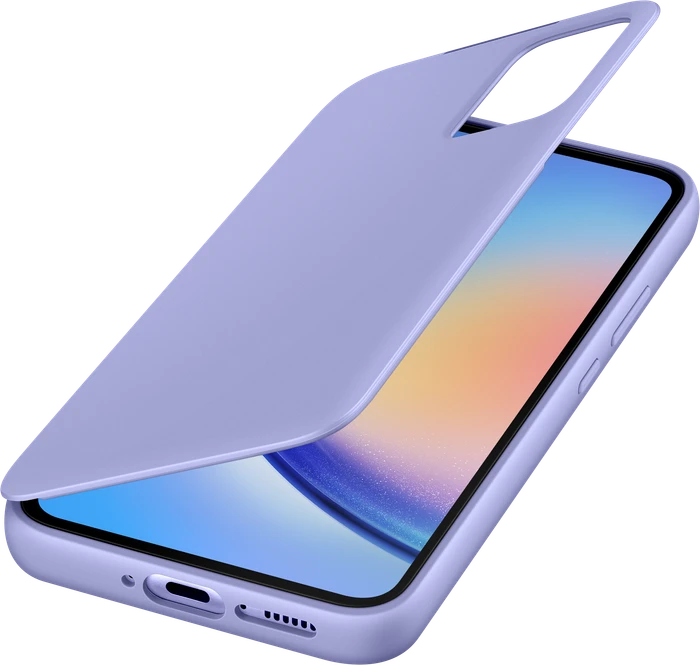 Samsung Smart View Wallet Case für Galaxy A34 5G Blueberry