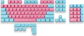 Mountain Mineral Keycap Set, Kunststoff (PBT) Double-Shot, blau/rosa, 113 Tasten (104+9), ANSI-US