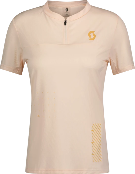 Scott Trail Vertic Zip Trikot kurzarm sugar pink (Damen)