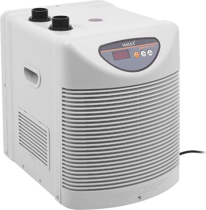 Hailea HC Series 300A Aquarienkühler, Durchlaufkühler mit Kompressor, 100-, weiß