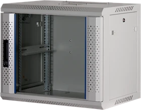 Rockstable 19" Wandschrank 9HE, Sicherheitsglastür, IP2X, weiß, 440mm tief