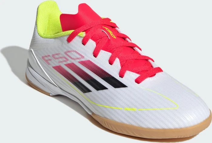 adidas F50 League IN cloud white/core black/solar yellow (Junior)