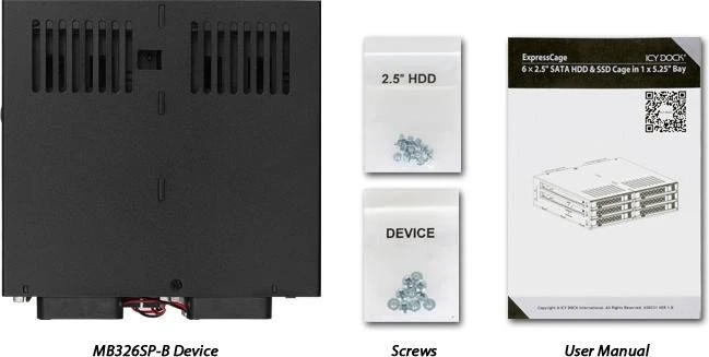 Icy Dock ExpressCage MB326SP-B