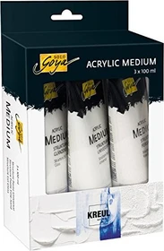 Kreul Solo Goya Acrylic Medium, mehrfarbig, 100ml, 3er-Set