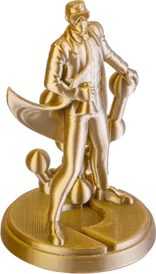 Polymaker PolyLite Silk PLA, Crown Gold-Silver, Spule, 1.75mm, 1.00kg