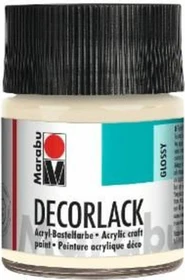 Marabu Decorlack Acryl Acrylfarbe, elfenbein, 50ml
