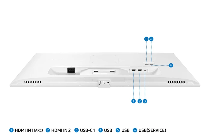 Samsung Smart Monitor M7 M70B (2023), weiß, 32"