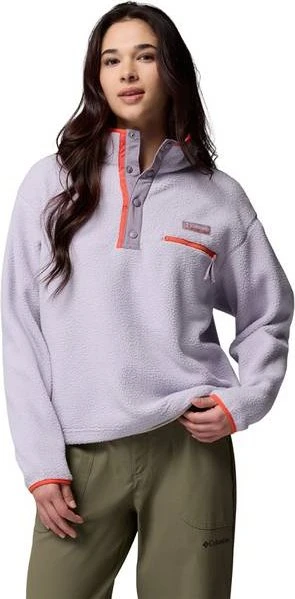 Columbia Helvetia II Cropped Sherpa Half Snap Fleece Pullover (Damen)