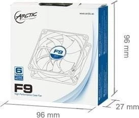 ARCTIC F9, 92mm, 5er-Pack