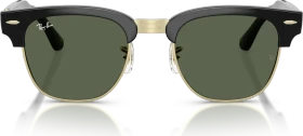 Ray-Ban Meta Audio Clubmaster shiny black/g15 green