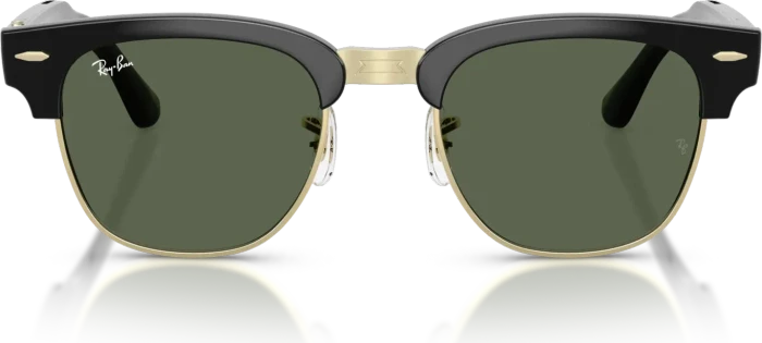 Ray-Ban Meta Audio Clubmaster shiny black/g15 green