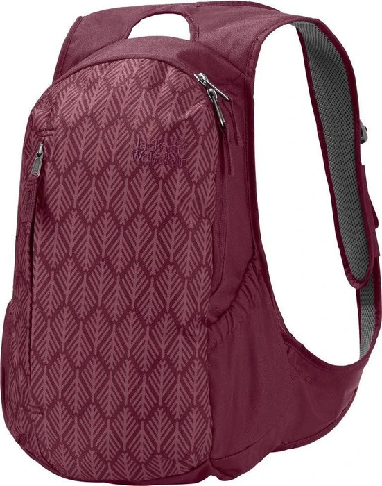 Jack Wolfskin Ancona garnet red geometric leaves (Damen)