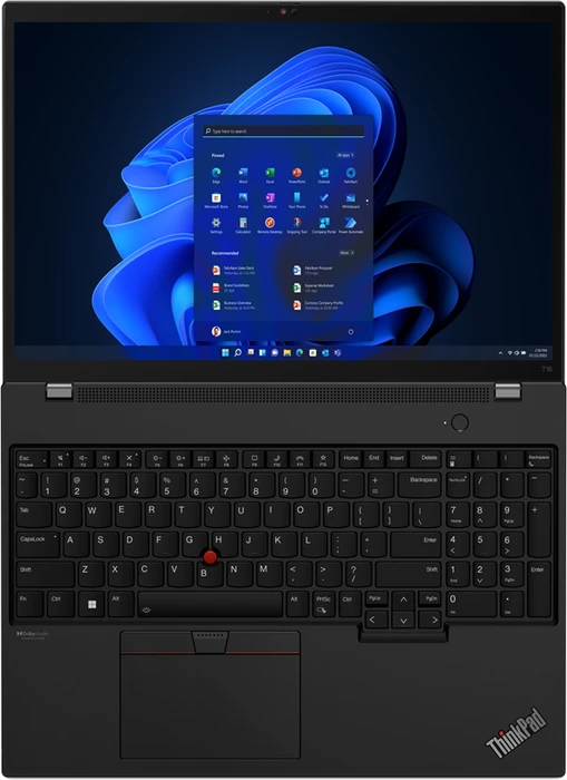 Lenovo ThinkPad T16 G1 (AMD), Thunder Black, Ryzen 5 PRO 6650U, 16GB RAM, 512GB SSD, DE