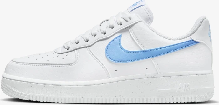 Nike Air Force 1 '07 white/volt/university blue (Damen)