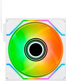Thermaltake SWAFAN 120 EX INFINITY ARGB Sync Snow, weiß, 124mm