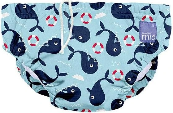 Bambino Mio Mehrweg-Schwimmwindel Gr.M Walfisch, 7-9kg, 1 Stück (SWPM WHA)