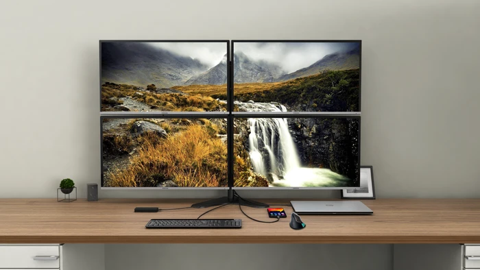 i-tec USB-C Quattro Display Docking Station, USB-C 3.0 [Stecker]