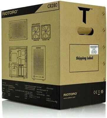 Riotoro CR280, Acrylfenster, Mini-ITX