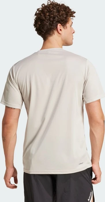 adidas Train Essentials Funktionsshirt kurzarm beige/schwarz (Herren)