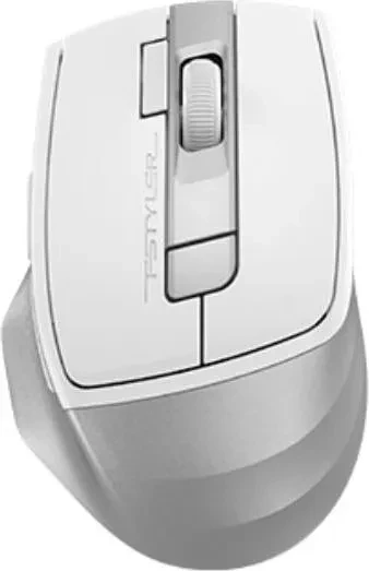 A4Tech FSTYLER FB45CS Air2 Dual Mode Silent Mouse, Silver White, USB/Bluetooth