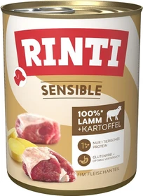 Finnern Rinti Sensible Lamm und Kartoffel, 9.60kg (12x 800g)