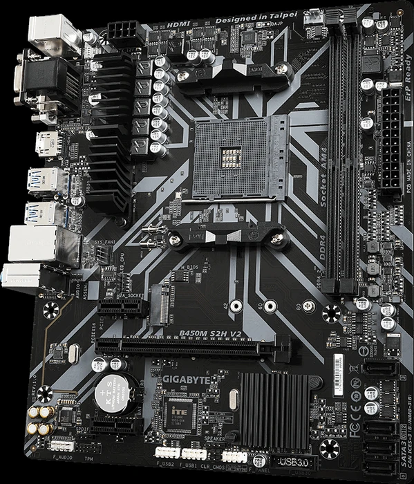 GIGABYTE B450M S2H V2 (AMD AM4)